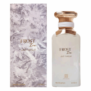 Ahmed Al Maghribi Frost Ice 100ml Eau De Parfum for Men – Aquatic fragrance with sea notes, watermelon, grapefruit, jasmine, rosemary, patchouli, and woods.