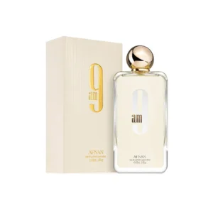 AFNAN 9AM Eau de Parfum 100ml, a fresh and versatile unisex cologne.