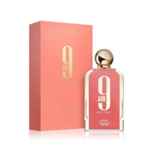 AFNAN 9AM Pour Femme Eau de Parfum 100ml, a fresh citrus floral fragrance for women.