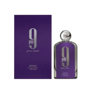 AFNAN 9PM Pour Femme Eau de Parfum 100ml, a rich and opulent floral fragrance for women.