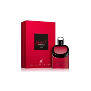 AFNAN Abstract Portrait Eau de Parfum 100ml for men, a bold and smoky leather fragrance.