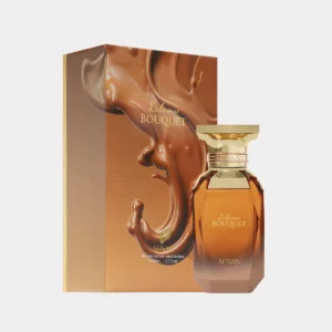 AFNAN Delicious Bouquet Eau de Parfum 80ml for women, a sweet gourmand floral fragrance.