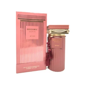 AFNAN Historic Doria Eau de Parfum 100ml for women, a bold and glamorous floral fragrance.
