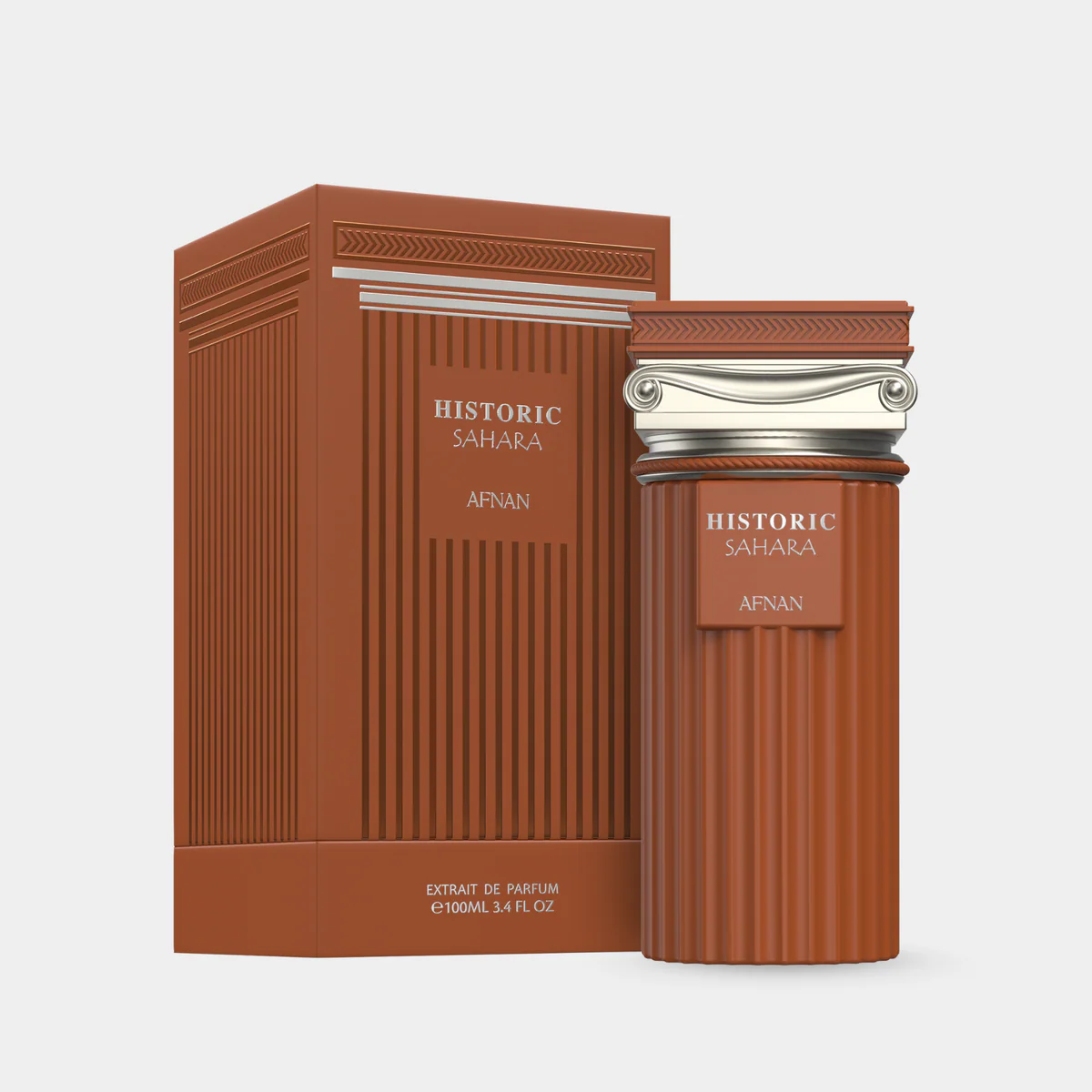 AFNAN Historic Sahara Extrait de Parfum 100ml, a rich warm gourmand fragrance.