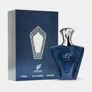 AFNAN Turathi Blue 90ml Eau De Parfum for men fresh aquatic fragrance