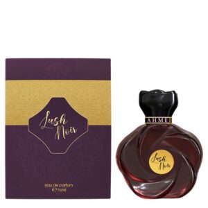 Ahmed Al Maghribi Lush Noir 75ml EDP for women with floral vanilla fragrance.