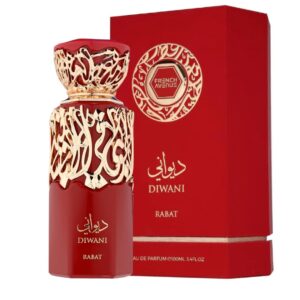 French Avenue Diwani Rabat Eau de Parfum 100ml, a complex fruity floral woody fragrance.