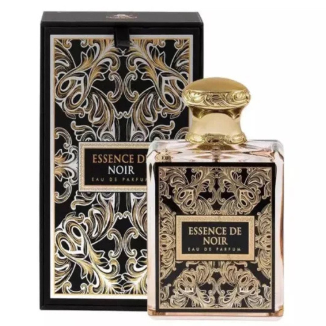 French Avenue Fragrance World Essence De Noir Eau de Parfum 100ml, a dark floral unisex fragrance.