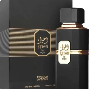 French Avenue Ighwa Night Eau de Parfum 100ml, a warm spicy tobacco fragrance for men and women.