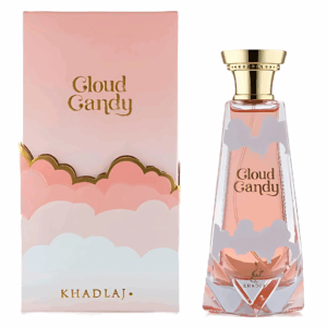 KHADLAJ Cloud Candy Eau de Parfum 100ml for women, a sweet and playful gourmand fragrance.