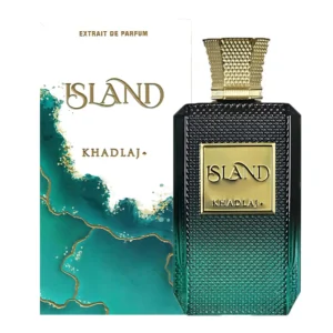 KHADLAJ Island Extrait de Parfum 100ml, a luxurious tropical unisex fragrance.