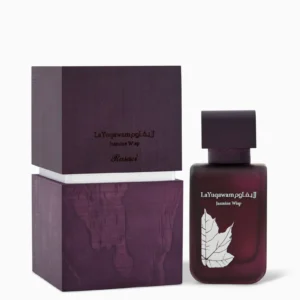 La Yuqawam Jasmine Wisp Eau de Parfum 75ml for women, a luxurious tropical floral fragrance.