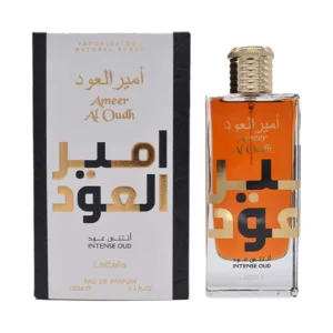 Lattafa Ameer Al Oudh Intense Oud 100ml unisex eau de parfum bottle