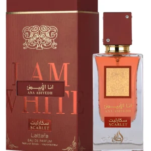 Lattafa Ana Abiyedh Scarlet 60ml Eau de Parfum for women