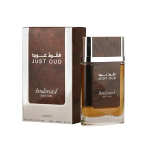 Lattafa Just Oud Boulevard 100ml EDP oriental woody oud perfume