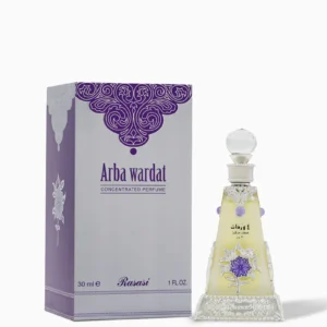 Rasasi Arba Wardat concentrated perfume oil 30ml for men and women