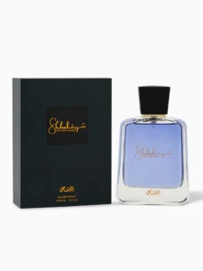 Rasasi Shuhrah for Men Eau de Parfum 90ml bottle - a fresh, woody and charismatic daily scent.