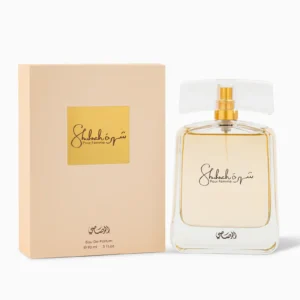 Rasasi Shuhrah Pour Femme Eau de Parfum 90ml for women, an elegant floral fragrance.