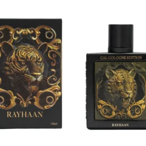 RAYHAAN Tiger Cal Cologne Edition Extrait de Parfum 100ml for men, a luxurious and powerful oud fragrance.