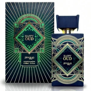 Zimaya Happy Oud Eau De Parfum 100ml woody leather oud perfume bottle